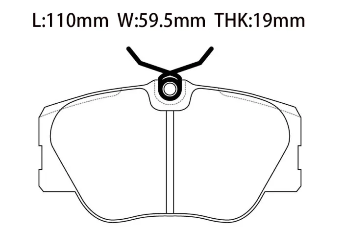 0004200720 Brake Pads for MERCEDES-BENZ SPRINTER, VW LT