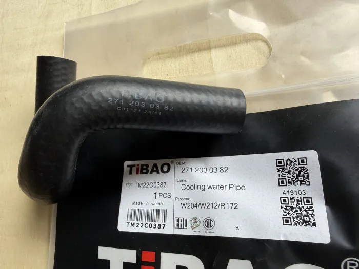 2712030382 Engine Parts Cooling Water Pipe for
