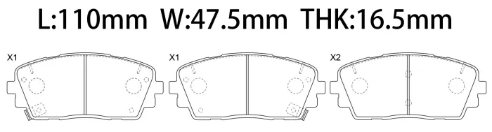 25365 Brake Pads for ABARTH 500, 500 / 595 / 695, FIAT 500 C (312_), FORD KA (RU8)