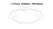 0034209920 Brake Pads for MERCEDES-BENZ E-CLASS (W211)