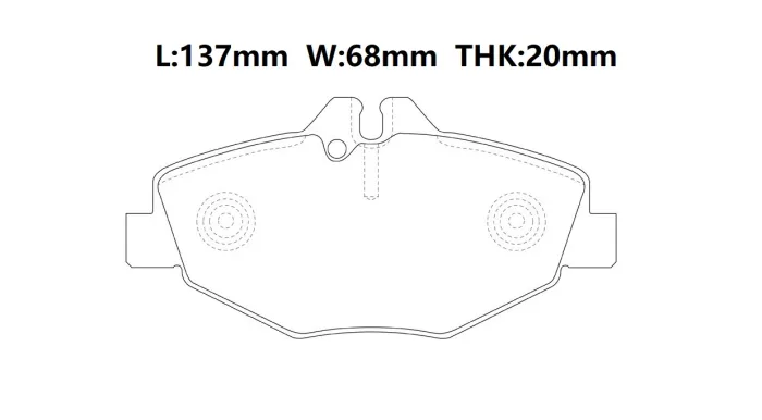 0034209920 Brake Pads for MERCEDES-BENZ E-CLASS (W211)