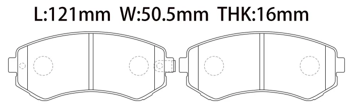 410602N290 Brake Pads for NISSAN PATROL GR Mk II Wagon (Y61), PATROL GR V Platform/Chassis (Y61), ALMERA I Hatchback (N15), ALMERA I (N15)