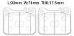 0014209920 Brake Pads for MERCEDES-BENZ S-CLASS (W126), SL Coupe (C107), 123 Saloon (W123)