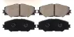0446542190 Brake Pads for TOYOTA RAV 4 IV (_A4_), MIRAI (JPD1_), AURIS Estate (_E18_), AURIS (_E18_), GRAND PRIUS + (_W4_), AURIS (_E15_), ZELAS Coupe (AGT20_), RAV 4 / VANGUARD III (_A3_), MARK X ZIO I (_A1_)