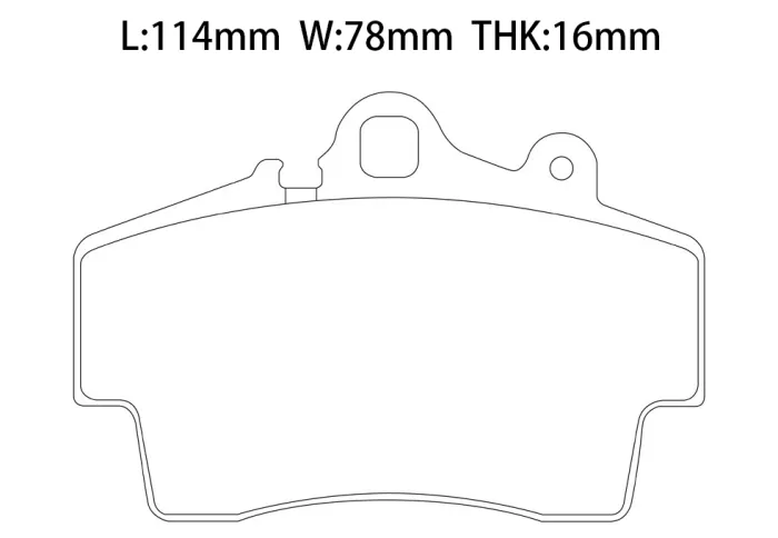 98735193903 Brake Pads for PORSCHE BOXSTER (986), CAYMAN (987)