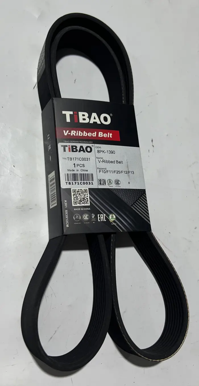8PK1390 V-Ribbed Belt for BMW 3 Series, MERCEDES-BENZ ZETROS