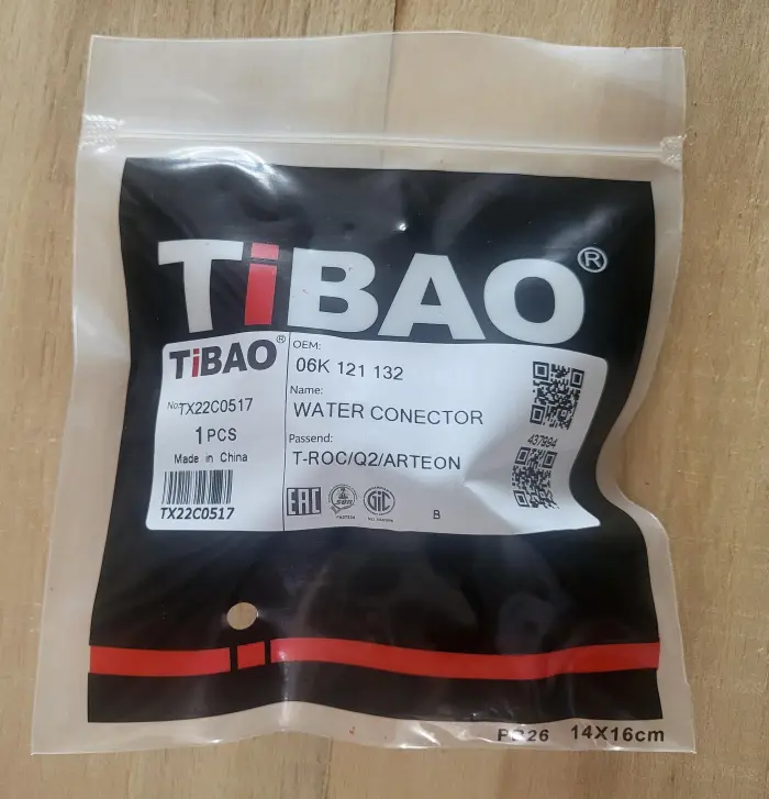  WATER CONECTOR for VW PASSAT B8 Estate (3G5,CB5), AUDI A4 B8 (8K2), SKODA KODIAQ I (NS6, NS7, NV7)