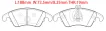 0054201020 Brake Pads for MERCEDES-BENZ SLK (R172), E-CLASS (W211), CLS (C218), C-CLASS (W204)