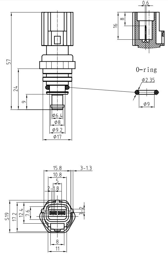 7M5Z12A648B Sensor, Coolant Temperature for LAND ROVER RANGE ROVER EVOQUE (L538), CITROEN JUMPER Bus, RELAY Bus, FORD FOCUS III Saloon, JAGUAR XF I (X250), XF I Sedan (X250), VOLVO V70 III (135)