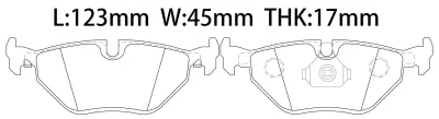 34216761281 BMW Brake Pad for BMW X3