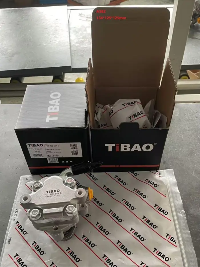 7E0422154D Hydraulic Pump for VW TRANSPORTER Mk VI Van (SGA, SGH, SHA, SHH), CARAVELLE T5 Bus (7HB, 7HJ, 7EB, 7EJ), CALIFORNIA T5 Camper (7EC, 7EF, 7EG, 7HF), MULTIVAN Mk V (7HM, 7HN, 7HF, 7EF, 7EM, 7EN), EUROVAN T5 Van (7HA, 7HH, 7EA, 7EH), AMAROK (