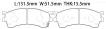 GAYR3323ZA Brake Pads for FORD ASIA &amp;amp;amp;amp; OCEANIA , FORD USA PROBE II (ECP), PROBE Mk II (ECP), MAZDA MX-6 (GE), EUNOS
