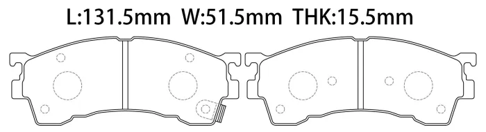 GAYR3323ZA Brake Pads for FORD ASIA &amp;amp;amp;amp; OCEANIA , FORD USA PROBE II (ECP), PROBE Mk II (ECP), MAZDA MX-6 (GE), EUNOS