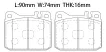 0014209920 Brake Pads for MERCEDES-BENZ S-CLASS (W126), SL Coupe (C107), 123 Saloon (W123)