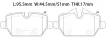34216767146 BMW Brake Pad for BMW 1 Series, MINI MINI PACEMAN (R61), MINI PACEMAN HATCH PEQUENO (R6