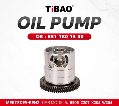 6511801500 Oil Pump for MERCEDES-BENZ SPRINTER 5-t Van (B906), E-CLASS Coupe (C207), GLK-CLASS (X204), C-CLASS (W204)