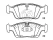 34111160532 BMW Brake Pad for BMW 3 (E36), Z3 Roadster (E36)