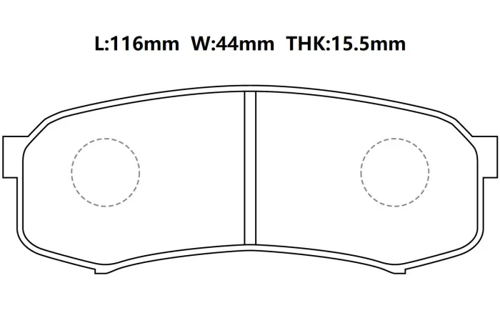 0446660060 Brake Pads for LEXUS GX (_J12_), TOYOTA FJ CRUISER (GSJ1_), TOYOTA (FAW) PRADO (_J12_)