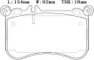 0064201620 Brake Pads for MERCEDES-BENZ E-CLASS, BRABUS 50S (W221)