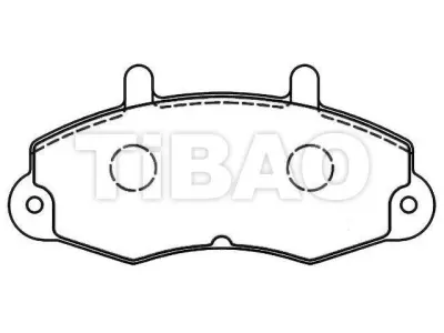 5028863 Brake Pads for MERCEDES-BENZ C-CLASS (W202), E-CLASS Coupe (C124), 124 Saloon (W124), 190 (W201), S-CLASS (W126)