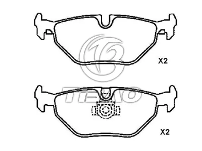 34216761281 BMW Brake Pad for BMW X3