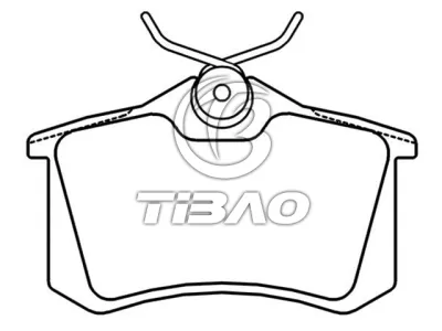 191615415A BMW Brake Pad for AUDI Q2, BMW 7 Series, MERCEDES-BENZ CLS, PORSCHE 928, VW BEETLE