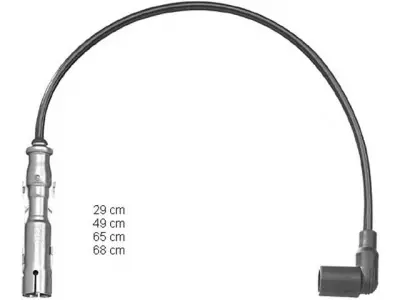 06B905409F Engine Parts Ignition Wire Set for AUDI A3, VW CARAVELLE, SEAT LEON (1P1), SKODA OCTAVIA II Combi (1Z5)