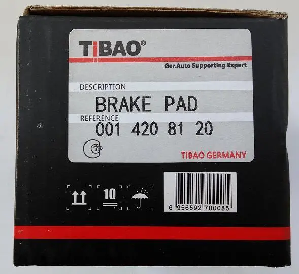 0014208120 Brake Pads for VW EUROVAN T4 Van (70A, 70H, 7DA, 7DH), CARAVELLE T4 Bus (70B, 70C, 7DB, 7DK, 70J, 70K, 7DC, 7DJ), TRANSPORTER Mk IV Platform/Chassis (70E