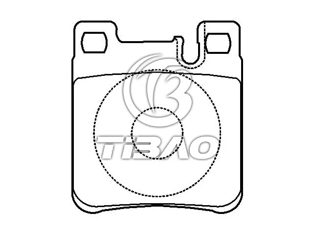 0024204620 Brake Pads for MERCEDES-BENZ CLK, CHRYSLER CROSSFIRE