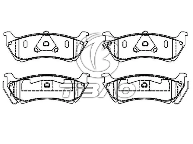 1634200420 Brake Pads for MERCEDES-BENZ M-CLASS (W163)