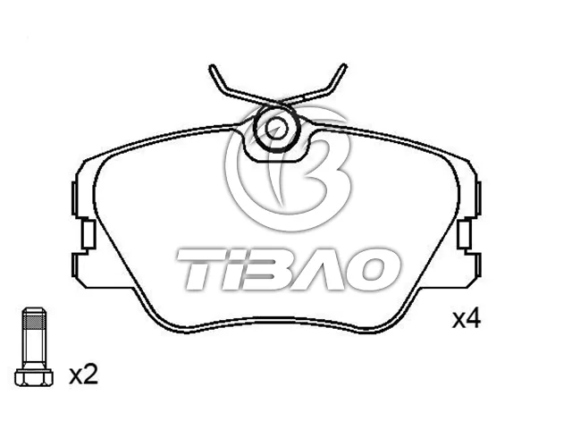 0014200720 Brake Pads for MERCEDES-BENZ SPRINTER, VW LT