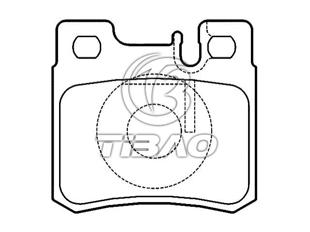 0014200220 Brake Pads for MERCEDES-BENZ C-CLASS (W202), CLK (C208), E-CLASS Coupe (C124), SLK (R170), SL (R129), 124 Saloon (W124), S-CLASS (W126), 190 (W201)