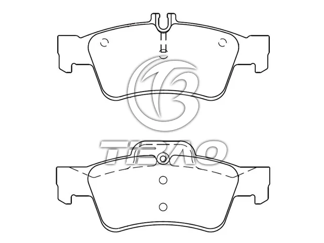 0034205120 Brake Pads for MERCEDES-BENZ E-CLASS (W211), CLS (C219), S-CLASS (W220), SL (R230), C-CLASS T-Model (S203), CL-CLASS Coupe (C215)