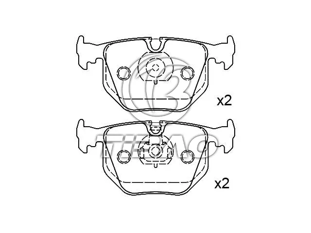 34216761250 BMW Brake Pad for BMW 7 Series, AC ACE, IVECO DAILY II Platform/Chassis, LAND ROVER RANGE ROVER SPORT I (L320), MASERATI QUATTROPORTE IV, QUATTROPORTE IV Sedan, QUATTROPOR, MG MG ZT, MG ZT Saloon, ROVER 75 (RJ), 75 Sedan (RJ), WIESMANN MF