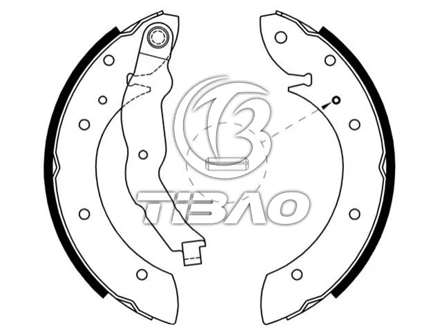 34219067127 BMW Brake Shoe for BMW 3 (E36)