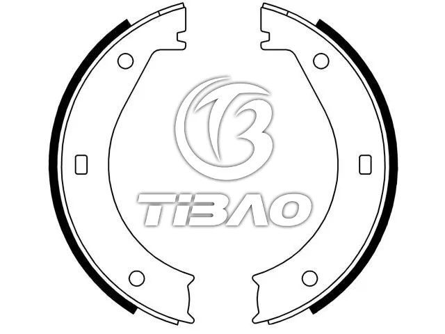 34416761294 BMW Brake Shoe for BMW Z3 Roadster (E36), Z8 Roadster (E52), 7 (E23), 8 (E31), 3 Coupe (E36), 5 (E28), 6 (E24), 2.5-3.2 Coupe (E9)