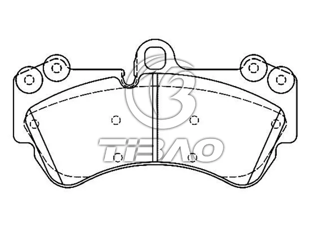 7L0698151S Brake Pads for AUDI Q7, PORSCHE Cayenne, VW TOUAREG