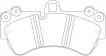 7L0698151S Brake Pads for AUDI Q7, PORSCHE Cayenne, VW TOUAREG