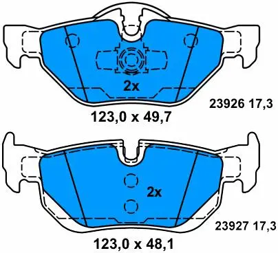 34216767150 BMW Brake Pad for BMW X1 (E84), 3 Touring (E91), 1 (E87)