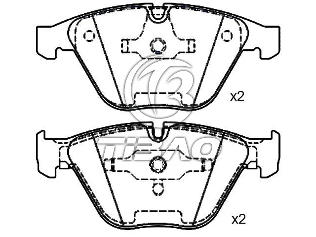 34116764540 BMW Brake Pad for BMW 3 Touring (E91), Z4 Roadster (E89), X1 (E84), 5 (E60), 6 (E63), 7 (E65, E66, E67)