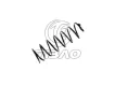 1H5511115J Suspension Parts Coil Spring，Rear for VW JETTA, SEAT TOLEDO I (1L2), TOLEDO   (1L2)
