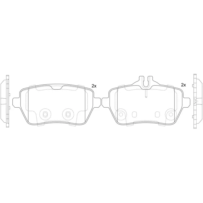 0084200820 Brake Pads for MERCEDES-BENZ SL (R231)