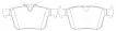 LR061385 Brake Pads for JAGUAR XF SPORTBRAKE (X260), LAND ROVER DISCOVERY SPORT (L550), POLESTAR POLESTAR 2 (P), VOLVO XC60 II (246), XC60 II SUV (246)
