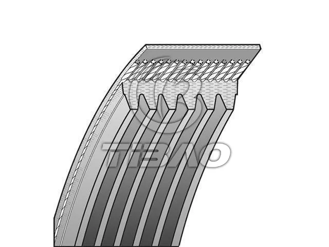 6DPK1215 V-Ribbed Belt for VW CADDY, SEAT ALHAMBRA (7V8, 7V9)