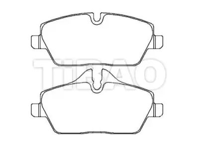 34116767143 BMW Brake Pad for BMW 1 (E87)