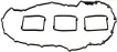 11127587804 Engine Parts Valve Cover Gasket for BMW 4 Coupe (F32, F82), 3 (E90), 2 Coupe (F22, F87), 1 Coupe (E82), X4 (F26), X6 (E71, E72), X5 (E70), 5 Gran Turismo (F07), 6 Coupe (F13), 7 (F01, F02, F03, F04), X1 (E84), X3 (F25)
