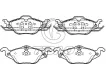 1605070 Brake Pads for OPEL ASTRA G CLASSIC Caravan (F35), VAUXHALL ASTRA Mk IV (G) Estate (T98)
