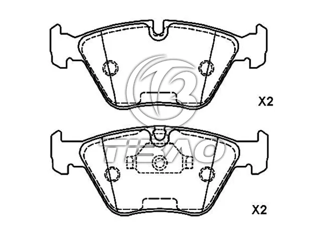 34111163953 BMW Brake Pad for BMW Z4, WIESMANN MF3 Roadster