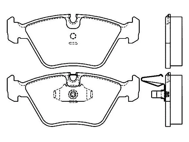 34111163953 BMW Brake Pad for BMW Z4, WIESMANN MF3 Roadster