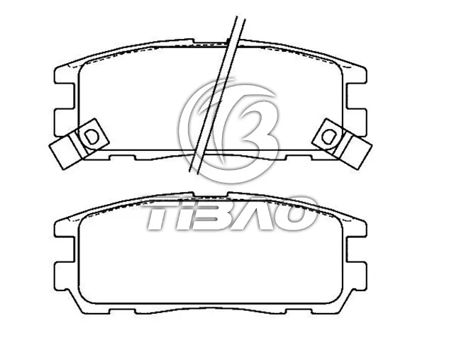 1605851 Brake Pads for ISUZU BIGHORN III Open Off-Road Vehicle, TROOPER III Ope, OPEL FRONTERA B (U99), VAUXHALL FRONTERA Mk II (B) (U99)